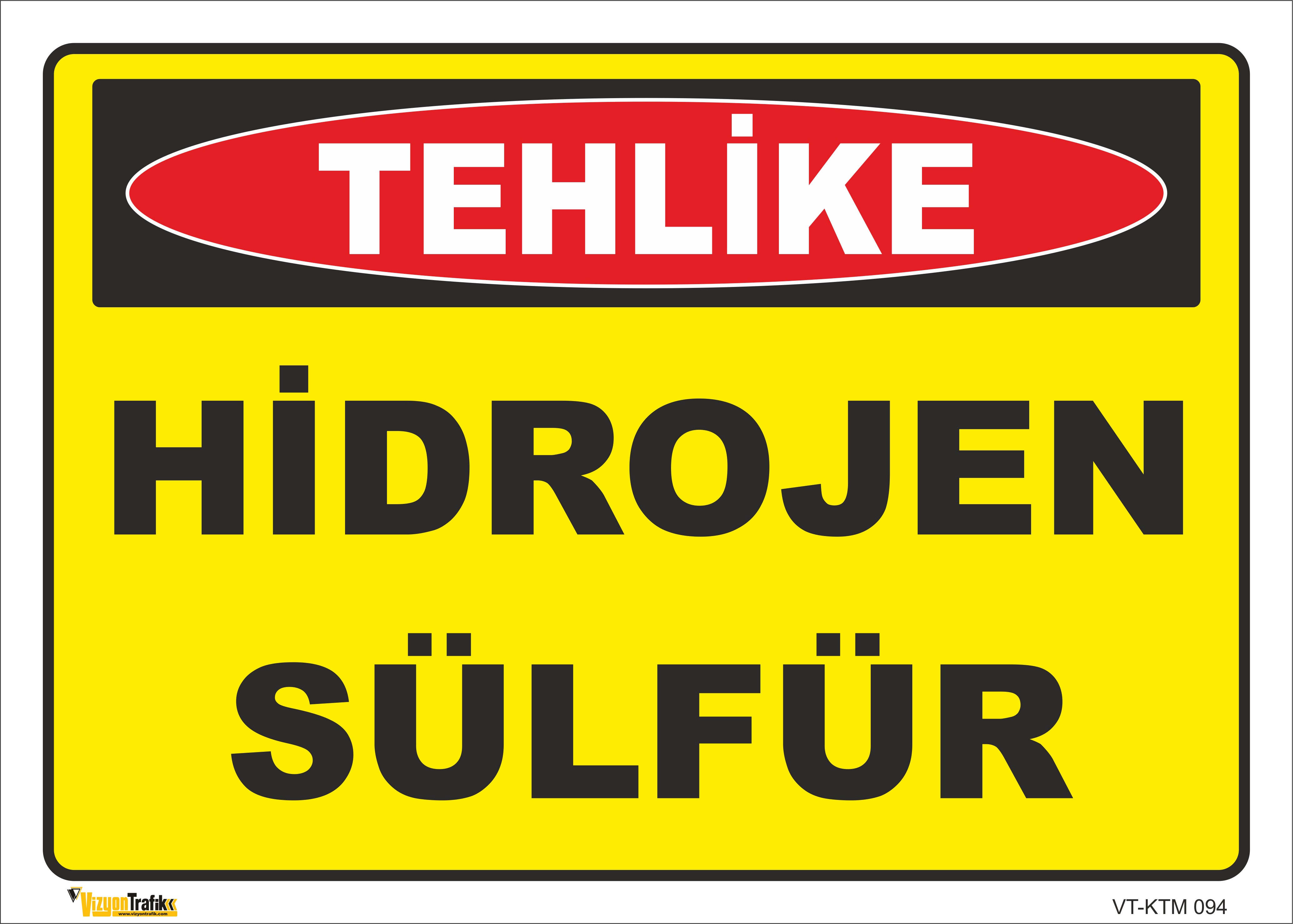 HİDROJEN SÜLFÜR LEVHASI